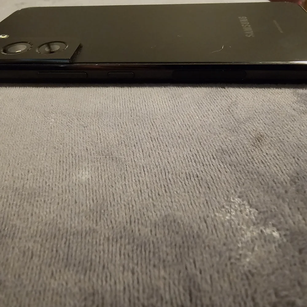 Samsung Galaxy s22 phone in phantom black